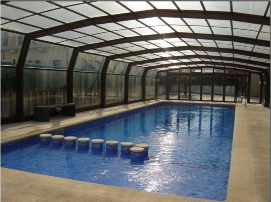 Apartamento Duplex Con Piscina Y Terraza Playa A Rapadoira Foz Exterior foto